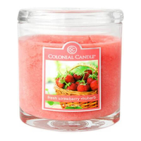 Colonial Candle Bougie parfumée 'Colonial Ovals' - Fresh Strawberry Rhubarb 226 g