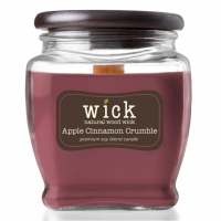 Colonial Candle Bougie parfumée 'Wick' - Cinnamon Crumble 425 g