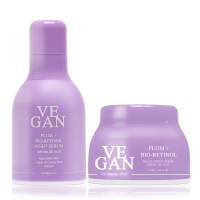 Vegan by Happy Skin 'Advanced Bio-Retinol Overnight Treatment' Night Cream, Night Serum