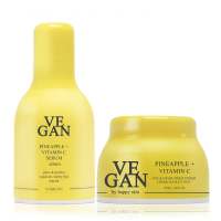 Vegan by Happy Skin 'Vitamin C Pro-Glow Skin Truth' Face Serum, Moisturiser