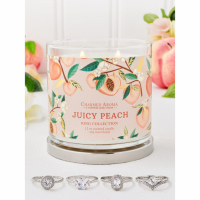 Charmed Aroma Women's 'Juicy Peach' Candle Set - 500 g