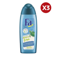 Fa 'Beach Love' Shower Gel - 250 ml, 3 Pack