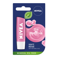 Nivea '24H Melt-In Moisture' Lippenbalsam - Soft Rose 4.8 g