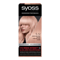 Syoss 'Permanent' Hair Dye - 9-52 Light Rose Gold Blonde
