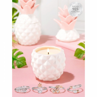 Charmed Aroma Women's 'Pineapple' Candle Set - 350 g
