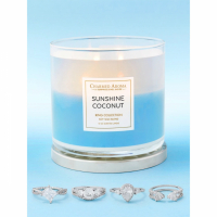 Charmed Aroma Women's 'Sunshine Coconut' Candle Set - 350 g