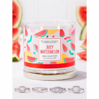 Charmed Aroma Women's 'Juicy Watermelon' Candle Set - 350 g