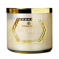 Colonial Candle Bougie parfumée 'Everyday Luxe' - White Jasmine 411 g