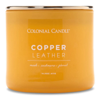 Colonial Candle Bougie parfumée 'Copper Leather' - 411 g