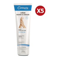 Callibelle Crème pour les ongles 'Kératine & Argan Hand' - 150 ml, 5 Pack