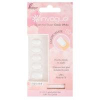 Invogue Capsules d'ongles 'White' - 24 Pièces