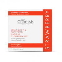 Skin Chemists Nettoyant Solide 'Strawberry & Poppy Seed' - 100 g