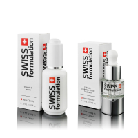 Swiss Formulation 'Vitamin C Serum + Ultimate Under Eye Circle Treatment' SkinCare Set - 30 ml