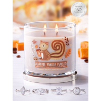 Charmed Aroma Women's 'Caramel Vanilla Espresso' Scented Candle Set