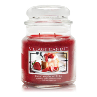 Village Candle Bougie parfumée 'Strawberry Pound Cake' - 454 g