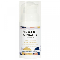 Vegan & Organic Fluide facial 'Sebo-Balancing Anti-Blemish' - 30 ml