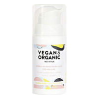Vegan & Organic Fluide facial 'Hydrating Smoothing Eye And Lips' - 30 ml