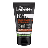 L'Oréal Paris Gel Nettoyant 'Men Expert Pure Charcoal 3 in 1' - 100 ml