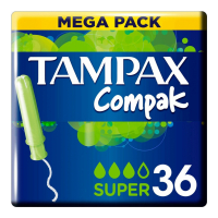 Tampax 'Compak Super' Tampon - 36 Stücke