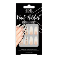 Ardell 'Nail Addict' Fake Nails - Nude Light Crystal