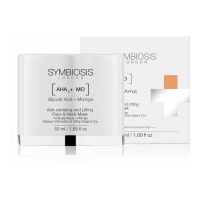 Symbiosis Masque crème 'Glycolic Acid+Moringa - Anti-oxidising and Lifting Face & Neck'