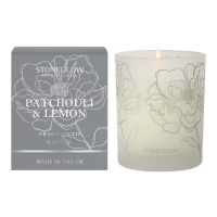StoneGlow 'Day Flower Patchouli & Lemon' Scented Candle - 180 g