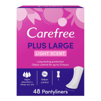 Carefree 'Plus Large Light Scent' Pantyliner - 48 Pieces