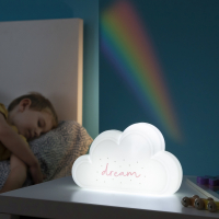 Innovagoods Lampe mit Regenbogenprojektor und Aufklebern Claibow