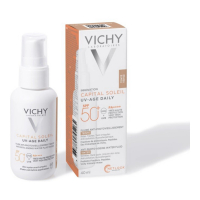 Vichy 'Capital Soleil UV Age Daily Water Fluid SPF50+' Getönter Sonnenschutz - 40 ml