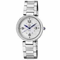 Gevril GV2 Women's Piemonte Stainless Steel Case, White dial, Diamond Watch