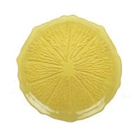 Aulica Yellow Presentation Plate 34Cm - Lemon