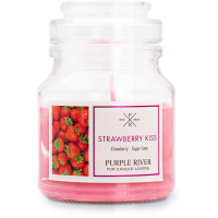 Purple River 'Strawberry Kiss' Scented Candle - 113 g