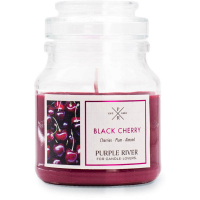 Purple River Bougie parfumée 'Black Cherry' - 113 g