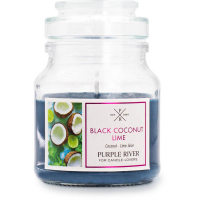 Purple River Bougie parfumée 'Black Coconut Lime' - 113 g