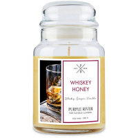 Purple River Bougie parfumée 'Whiskey Honey' - 623 g