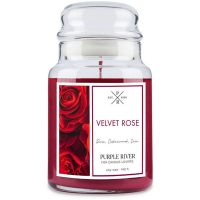 Purple River 'Velvet Rose' Scented Candle - 623 g