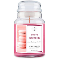 Purple River Bougie parfumée 'Sweet Macaron' - 623 g