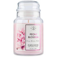 Purple River 'Peony Blossom' Duftende Kerze - 623 g