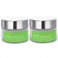 Dr. Eve_Ryouth 'Vitamin D + Hyaluronic Acid Pro-Age' Night Moisturiser - 50 ml, 2 Pieces