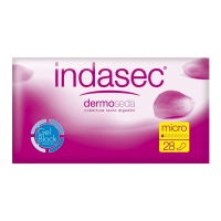 Indasec 'Dermoseda' Incontinence Pads - Micro 28 Pieces