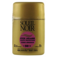 Soleil Noir Baume à lèvres 'Stick Solaire Zones Sensibles 50+ Très Haute Protection' - 10 g