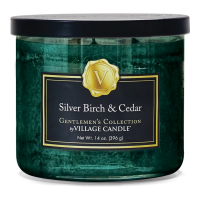 Village Candle Bougie parfumée 'Gentleman's Collection' - Bouleau argenté et bois de cèdre 396 g