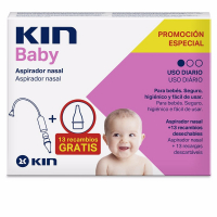 Kin 'Baby' Nasal Vacuum + Refill - 2 Pieces