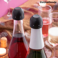 Innovagoods Set Of Champagne Stoppers Fizzave Pack