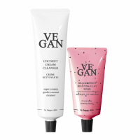 Vegan by Happy Skin Crème nettoyante, Masque d'argile 'Tropical'