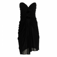 Saint Laurent 'Draped Cut Out' Mini Kleid für Damen