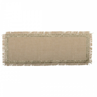 Aulica Jute Runner Natural With Gold Trim
