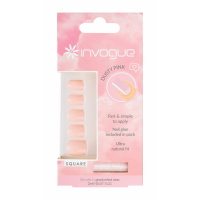 Invogue Faux Ongles 'Square' - Dusty Pink 24 Pièces