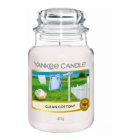 Yankee Candle Bougie parfumée 'Clean Cotton' - 623 g