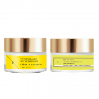 Eclat Skin London Crème visage 'Bee Venom & Manuka Honey + Collagen SPF50' - 50 ml, 2 Pièces